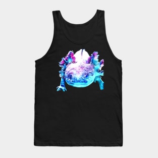 Moonlight Shining Axolotl Tank Top